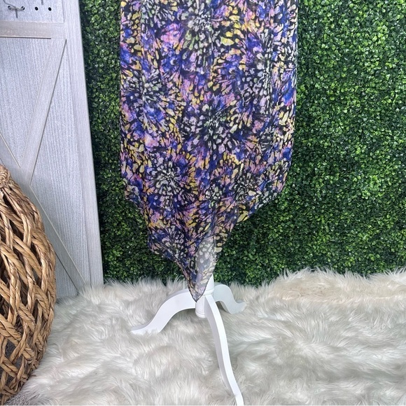 Catherine malandrino 100% silk asymmetrical true wrap dress nwt - Picture 3 of 7